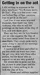Letter in the Folkestone Herald - CLICK HERE TO ENLARGE