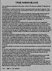 Full Response for the Website - CLICK HERE TO ENLARGE